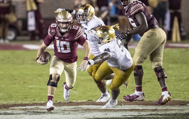Florida State’s McKenzie Milton leads 4th-quarter TD drive in first game action since devastating leg injury